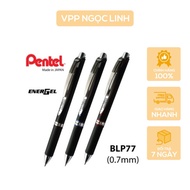 Pentel Energel BLP77 Pen - Blue Ink (0.7mm) WATER RESISTANT