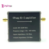 AMP 06A 1Hz-300MHZ 50 Ohm High Impedance Amplifier is Suitable for Donut Antenna Impedance Conversio