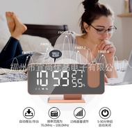 Patent New Radio Projection Alarm Clock LEDLarge Screen Display Temperature and Humidity Electronic Clock Digital Alarm