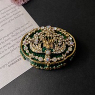 Joan Rivers 冬宮夢境珠寶盒胸針耳環套組