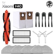 Xiaomi Robot Vacuum H40  Accessories:main brush, side brush, mop cloth,HEPA filter, dust bag