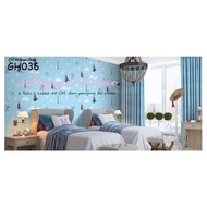 *DLK - Wallpaper dinding 3d kamar tidur / Wallpaper dinding kamar anak