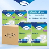 [CARTON DEAL] TENA Value Adult Diapers Tape XL 8packs x8s