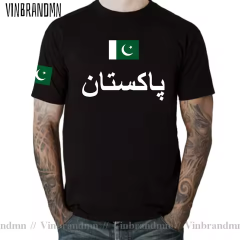 Pakistan men t shirt fashion 2021 jersey nation team 100% cotton t-shirt clothing tees country sport