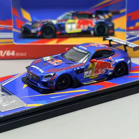 Rm Rhino 1:64 Mercedes-amg Gts Verstappen Red Bull Amg Die-cast Model Car