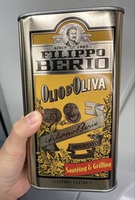 意大利百益 (Filippo Berio) 純正橄欖油 (1公升鐵罐裝)