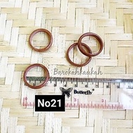 Round ring brownPOLOS size 21 original kaokah kokka