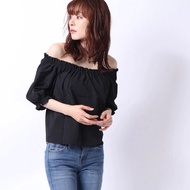 ️ Hyphen World Gallery blouse blackSMOKE ️