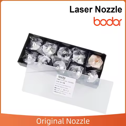 10PCS Bodor Original Laser Nozzle D28 M11 H15 Single Chrome Caliber 1.4-8.0mm Hexagon Copper Nozzle 