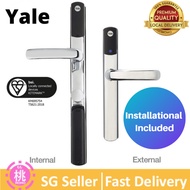 Yale Digital Door Lock SD-L1000-CH Conexis L1 Smart Door, App Control, Key/Phone Tags, Remote Lock/Unlock, Chrome Finish