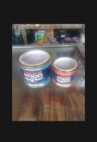 CAT EPOXY PRIMER SURFACER  GRay NIPPE 2000.NIPPON PAINT + HARDENER 200 GRAM  cat dasar duco kayu besi motor mobil