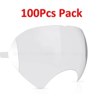 100/50/30/20/10/5Pcs Peel Off Lens Cover Compatible for 3M 6885 6000 6700 6800 6900 Series Respirato