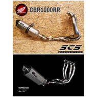Full System Titanium Exhaust Honda CBR1000 RR Proformance Superbike EKZOS Tabung Muffler Rabbit Tita