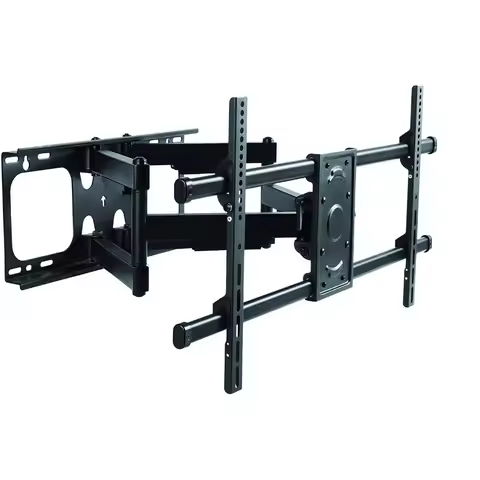 Premium Mount - Heavy Duty Dual Arm Articulating TV Wall Mount Bracket for Samsung QN75Q90RAFXZA Fla