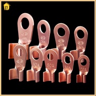 SUER 10pcs/pack OT Cable Connector Kit, Copper 10A-80A OT Wire Nose Terminal Crimp, Durable 1.5-16mm