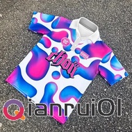 2024 CHOII CRIME BEAR v2 Baju shirt Lelaki Thailand Viral Jersey Ootd Collar Blvckroseapparel Polo S