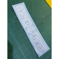 Sticker Kereta Borneo Empire 12 & 24 Inci