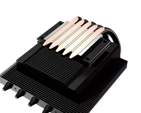 ID-Cooling IS-50X V3 Low Profile CPU Radiator LGA1700 1200 115x AM5 AM4 Heatpipe Black 12cm Fan Cool