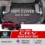 [100% Fit] Honda CR-V 2017 - 2025 RW Car Boot Tray Rear Trunk Cargo Mat Carpet Leather Bonnet Access