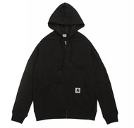 Carhartt Spring And Autumn Carhartt Carhart Mountains Logo Zipper Cardigan Hooded Sweater Mens Loose