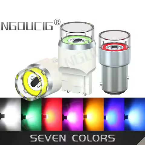 NGOUCIG 2PCS Truck Car 1156 1157 T20 12V 24V 7443 7440 P21W BAY15D Flash BA15S P21/5W R5W R10W Led S