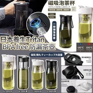 日本🇯🇵樂天養生Tritan BPA free磁吸防漏茶壺