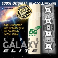 SkyWave Super Galaxy Ultimate Hybrid Antenna New Model 1700-3800Mhz 5G-Ready Wifi 2x20m Cable