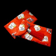 Handmade Lucky Fortune Wealth Cat Koi Ang Bao Pouch L - Invites 🈵️ Wealth Prosperity Luck CNY Traditional Ang Pow Charm