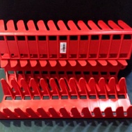 Bekas Apam Balik Mini Plastik Plate Handle Rack