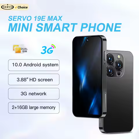SERVO 19E MAX Mini Smartphone 3G WCDMA Android10.0 OS 2GB+16GB Google Store WiFi Face ID Dual SIM 3.