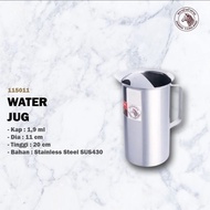 ZEBRA Water Jug 115011 11 Cm 1.9 Liter Stainless Steel Water Kettle