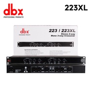 dbx 223XL Audio Crossover – Stereo 2-Way/Mono 3-Way Design, Balanced XLR I/O, Perfect for Speaker Sy