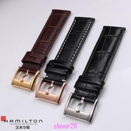 New Price F Hamilton Strap Genuine Leather Men Pin Buckle Hamilton Watch Strap Khaki Jazz Airlines 2