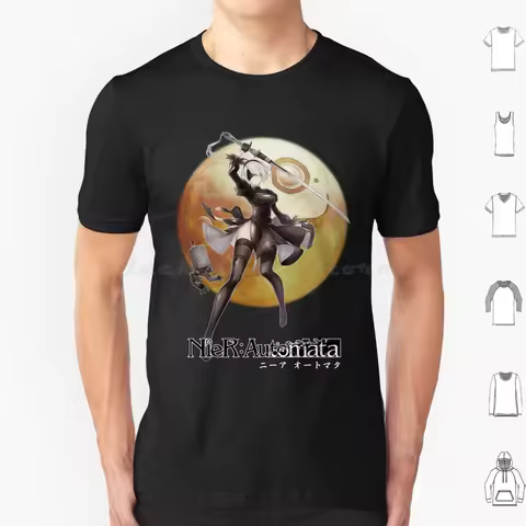 Glory To The Mankind 03 T Shirt 6xl Cotton Cool Tee Nier 2b Nier Automata Automata 9s A2 Game Anime 
