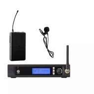 UHF Single Channel Wireless Lavaliere Microphone System Cordless Collar Tie Clip