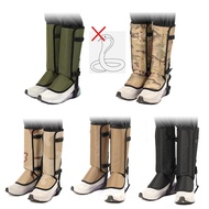 Outdoor Snake Gaiters Leg Guards Waterproof Snow Boot Gaiters Camping Foot Cover Snake Bite Protecti