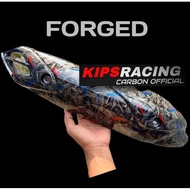 TUTUP KNALPOT AEROX NEW CARBON FORGED NMAX NEW CARBON FORGED aerox new carbon Forged aerox conected