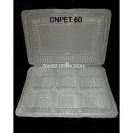 10pcs/50pcs 6 Cavity Tart Tray/Case CNPET60