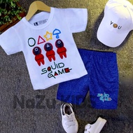The Latest Squid Game Character Children's Clothing Suits Aged 0-2 Years Size S M L