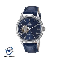 Orient FAG00004D0 Analog Automatic Open Heart Blue Dial Blue Leather Men's Watch