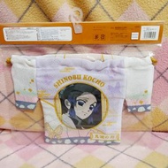 日版 bandai 鬼滅之刃公仔 胡蝶忍蝴蝶忍淺紫色和風羽織風巾着索繩袋束繩袋