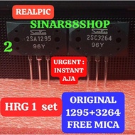 MESIN 1set 2SA1295 2SC3264 2SA 2SC 1295 3264 SA1295 SC3264 SANKEN TRANSISTOR TR FINAL POWER AMPLIFIE