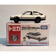 Tomica DREAM Series INITIAL D AE86 TRUENO ( WHITE )