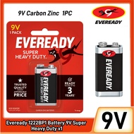 Eveready 9V Battery 9 Volts Alkaline Batteries 1222BP1 Black Square