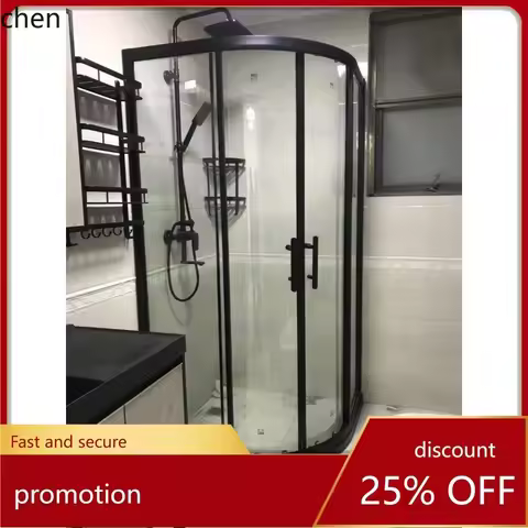 CZ Shower Room Arc Fan-Shaped Space Aluminum Integrated Bathroom Glass Partition Dry-Wet Separation 