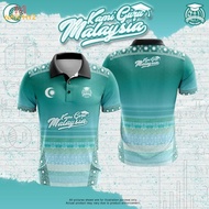 （ready stock）Kami Guru Malaysia Premium Jersey Mint Green jersi pendidik muslimah collar dan baju guru pendidik For Man and Woman