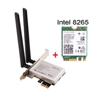 Bộ Điều Hợp Wifi Không Dây PCI-E Băng Tần Kép 1200Mbps Card Mạng Wifi Intel 8265 8265NGW 802.11ac Bl