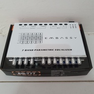 Parametric Pre Amp Embassy EQ-777 7 band equalizer Ready Fast