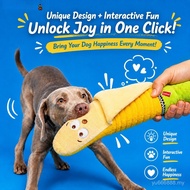Dog Chewing Toys Squeaky Plush Toy Interactive Puppy Bite Resistant Toys For Small Large Dogs