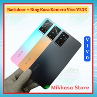 Backdoor + Vivo V23E Camera Glass Ring Back Cover Backcover Cover Vivo V23E Casing
